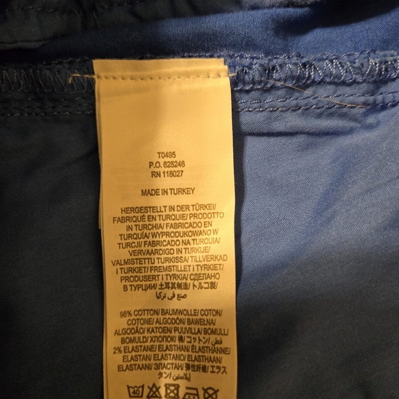 Boden Blue Seamed Cropped Wide Leg Pants 6 - Picture 4 of 4